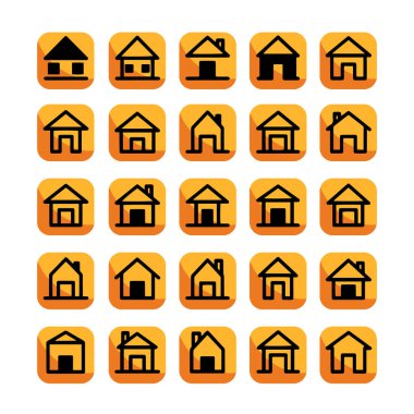 Çoklu Değişiklikte Ev Simgesi Paketi