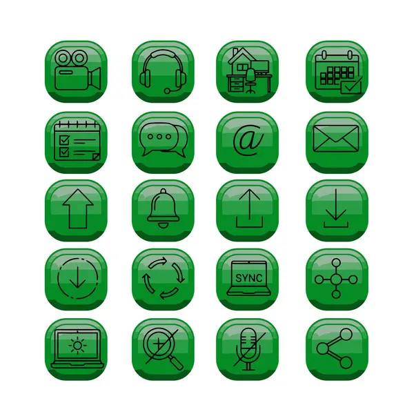 Asgari Satır Biçiminde Teknoloji Simgesi Paketi