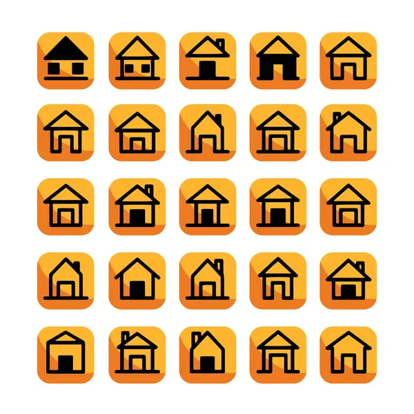 Çoklu Değişiklikte Ev Simgesi Paketi