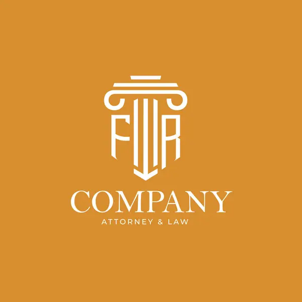 FR LAWYER monogram logosu