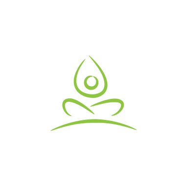 yoga, zen, meditation logo, line icon and element. Style minimalist illustration vector, suitable for your design need, logo, illustration, animation, etc. clipart