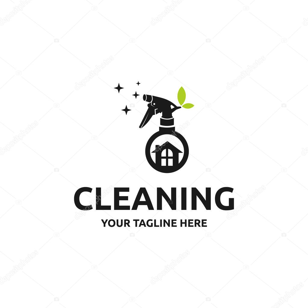 Cleaning Logo. Creative Cleaning Concept Logo Design Template illustration vector, suitable for your design need, logo, illustration, animation, etc.