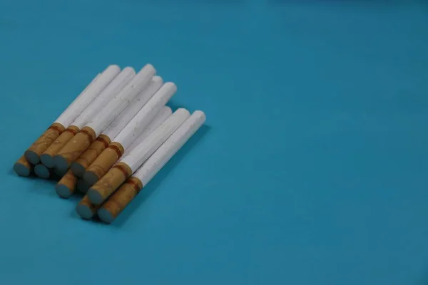 Collection Scattered Cigarettes — Stock Photo, Image