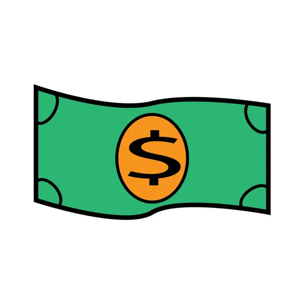 Dollar Ikon Eller Logotyp Vektor Illustration Tecken Symbol Isolerad Hög — Stock vektor