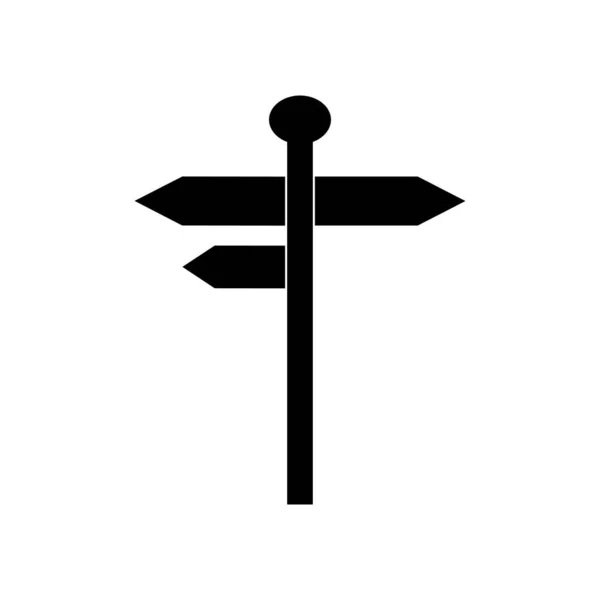 Значок Сигналу Вектор Сучасному Чорному Стилі — стоковий вектор