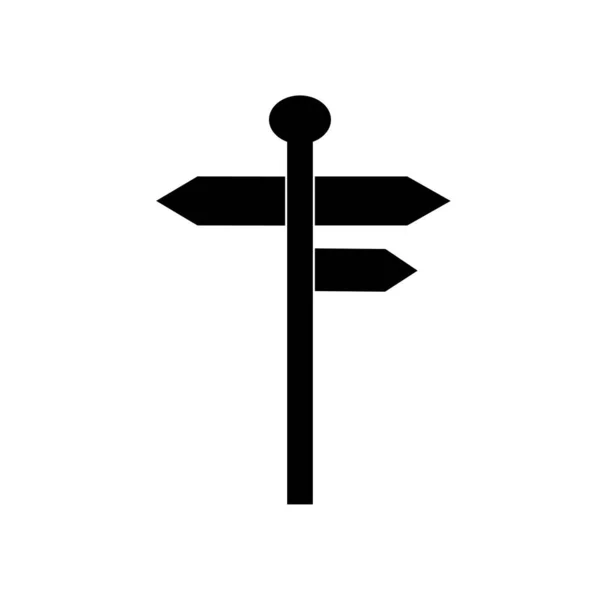 Значок Сигналу Вектор Сучасному Чорному Стилі — стоковий вектор