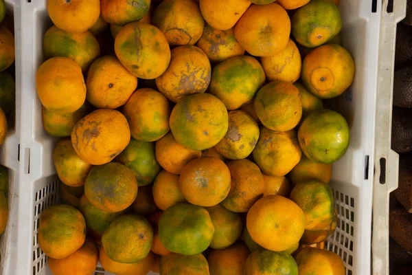 Апельсини Продані Індонезійськими Вуличними Продавцями — стокове фото