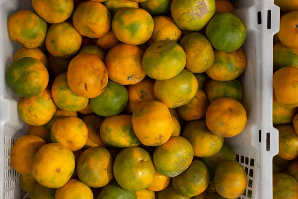 Апельсини Продані Індонезійськими Вуличними Продавцями — стокове фото