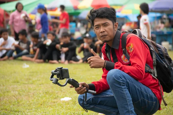 Linggang Bigung West Kutai East Kalimantan Indonésia Novembro 2022 Jornalista — Fotografia de Stock