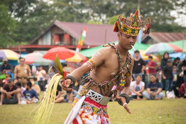 Linggang Bigung Kutai Occidentale Kalimantan Orientale Indonesia Novembre 2022 Ballerino — Foto Stock