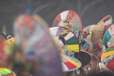 Barong Tongkok, Batı Kutai, Endonezya - 05 Kasım 2022 - Seraung Batı Kutai Dayak Kabile Festivali