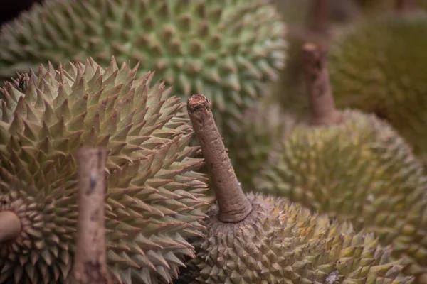 Durian Продається Індонезійськими Вуличними Продавцями — стокове фото