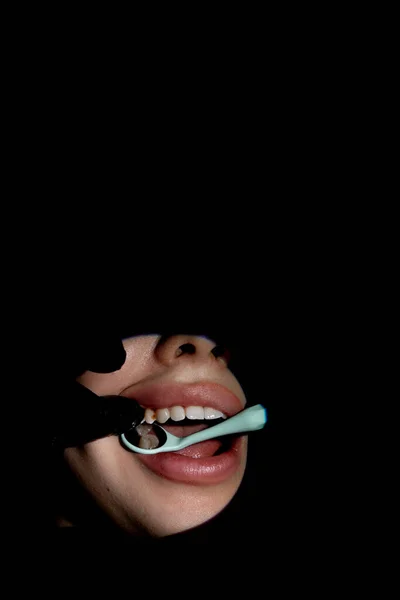 Dentistry Dentist Examines Patient Teeth — Stock Photo, Image