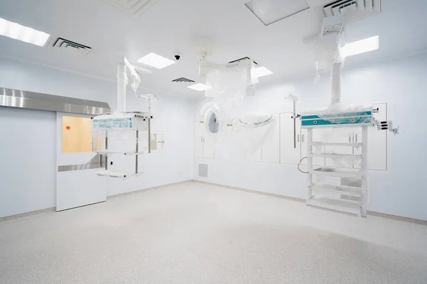 Modernt Nytt Operationssal Sjukhus Klinik Packad Medicinsk Utrustning Kirurgi Tomt — Stockfoto