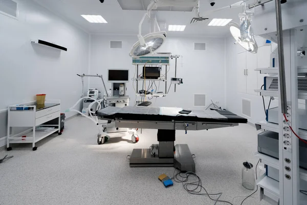 Sala Cirurgia Vazia Hospital Interior Uma Sala Cirurgia Clínica Com — Fotografia de Stock