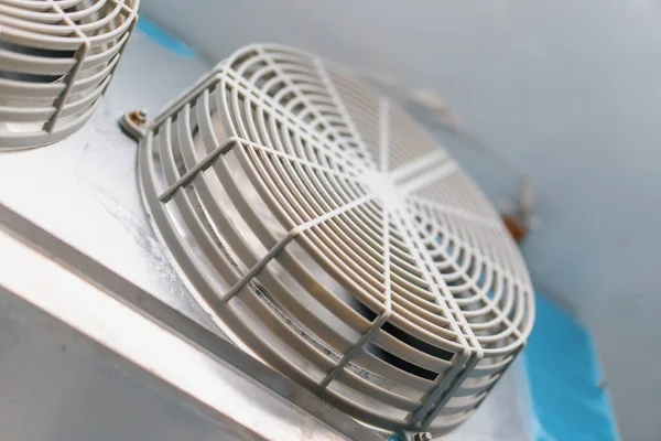 Sistema Ventilación Sala Trabajo Las Fábricas Queso Ventilación Aire Cerca — Foto de Stock