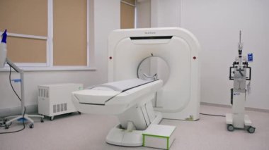 Araştırma konsepti tıp ve sağlık için klinik cihazında tıbbi bilgisayarlı tomografi ekipmanları