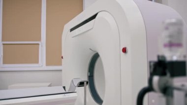 Araştırma konsepti tıp ve sağlık için klinik cihazında tıbbi bilgisayarlı tomografi ekipmanları