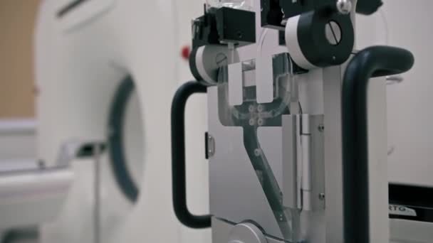 Medizinische Computertomographie Geräte Klinischen Forschungsgeräten Für Die Injektion Von Kontrastflüssigkeit — Stockvideo