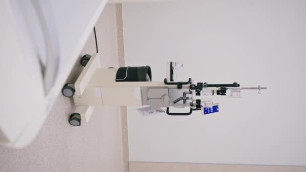 Medizinische Computertomographie Geräte Klinischen Forschungsgeräten Für Die Injektion Von Kontrastflüssigkeit — Stockvideo