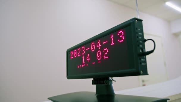 Pannello Pulsanti Chiamata Emergenza Nei Messaggi Clinica Medica Parte Dei — Video Stock