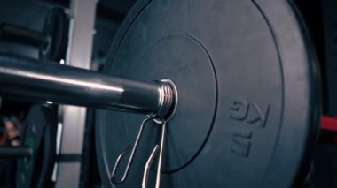 Spor salonundaki halterin ağırlığı vücut geliştiricinin vücut ağırlığını arttırır.