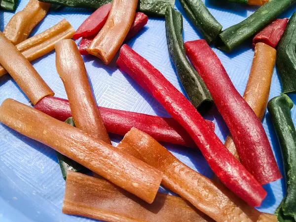 stock image Colorful crackers dried in the sun