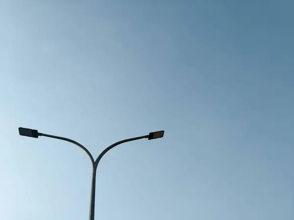 stock image Street lighting on blue sky background