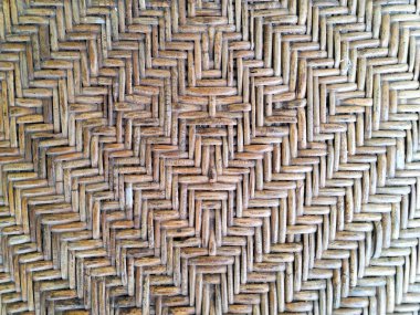 Rattan çizgili desen şeklinde.