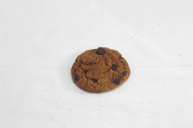 Beyaz Arkaplanda Çikolatalı Bisküviler