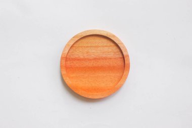 Dairesel şekilli ahşap bardak altlıkları