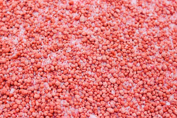 Pirinç tarlaları için karıştırılan kimyasal gübre.