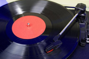 Klasik vinil çalar phonogram müzik