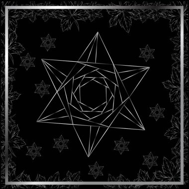 Merry Christmas greeting card, banner, poster. Vintage Background With Typography and Elements