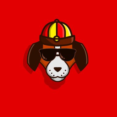 Happy Chinese New Year. Cartoon dog with traditional chinese costume. The year of rat animal zodiac vector