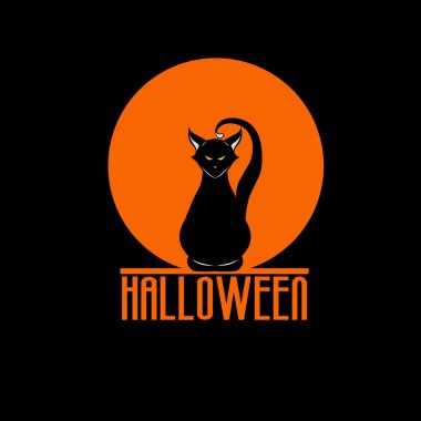 Happy Halloween Background vector illustration. Spooky monster poster design. Vector illustration.