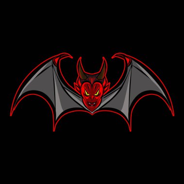 Happy Halloween Background vector illustration. Spooky monster poster design. Vector illustration.