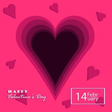 Valentine's day wallpaper. Valentine with pink purple background.
