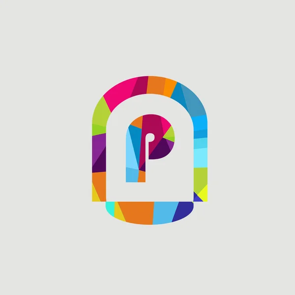 Алфавит Красочный Шрифт Буква Типографика Логотип Дизайн Графика Искусства — стоковое фото