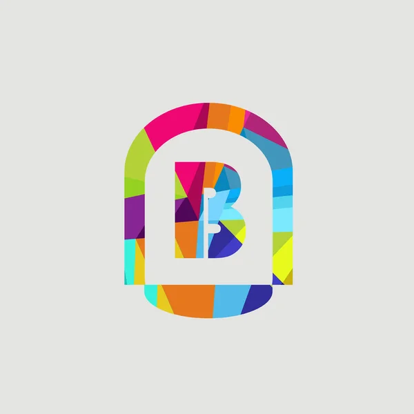Alfabetet Färgglada Typsnitt Bokstav Typografi Logotyp Design Konst Grafik — Stockfoto
