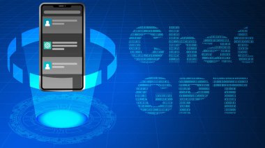 ChatGPT OpenAI tarafından geliştirildi. Siber uzay arka planında OpenAI logosu ve ChatGPT metni. Pankart, web sitesi, iniş sayfası, reklam, broşür için ChatGPT illüstrasyonu.