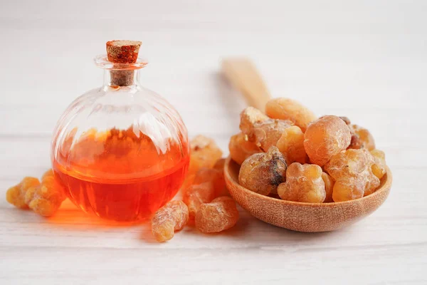 stock image Frankincense or olibanum aromatic resin used in incense and perfumes.