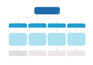 Infographic, Flowchart, Workflow, diagram, organizasyon şeması, vektör illüstrasyonu.