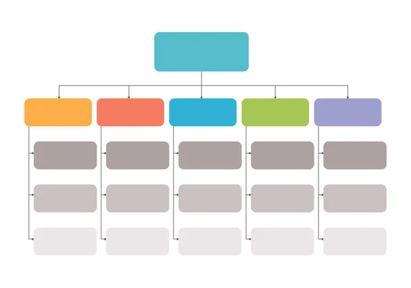 Infographic, Flowchart, Workflow, diagram, organizasyon şeması, vektör illüstrasyonu.