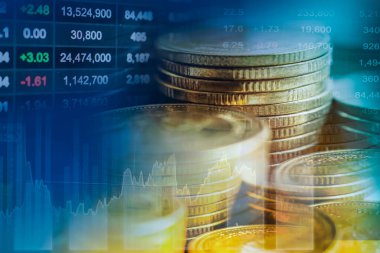 Borsa finans sektörü, ekonomi eğilimi dijital teknoloji.
