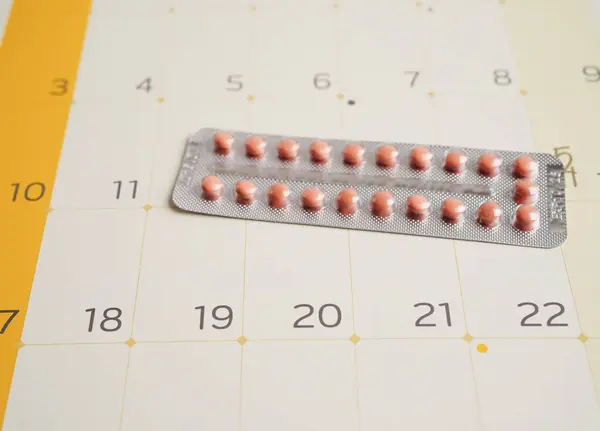 Birth control pills for female of ovulation day, fetus, maternity, childbirth, birth control.