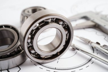 Metal top bermanlı mühendislik ve hassas aletler, mekanik endüstriyel.