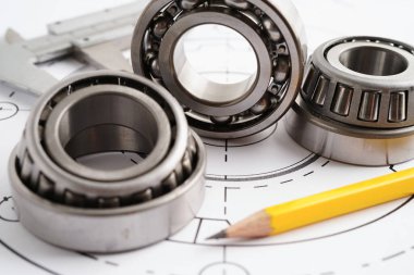 Metal top bermanlı mühendislik ve hassas aletler, mekanik endüstriyel.