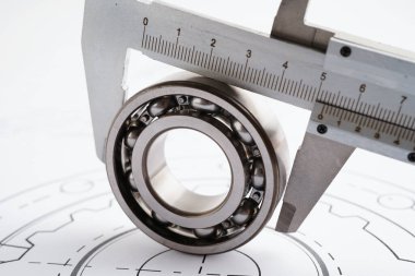 Metal top bermanlı mühendislik ve hassas aletler, mekanik endüstriyel.