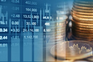 Borsa finans sektörü, ekonomi eğilimi dijital teknoloji.
